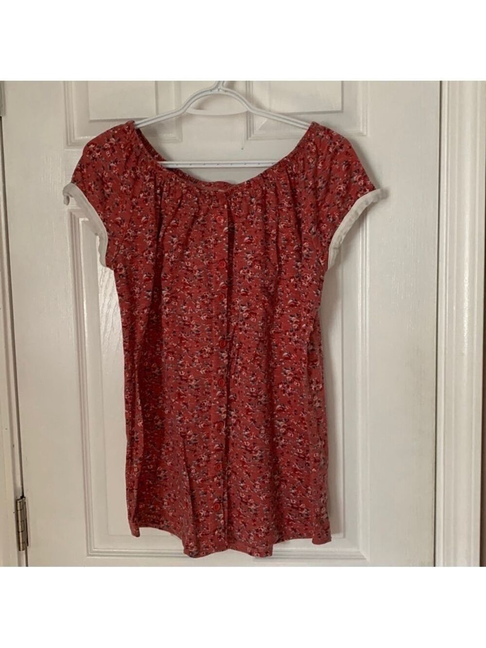 2 dye 4 Floral t-shirt medium pink